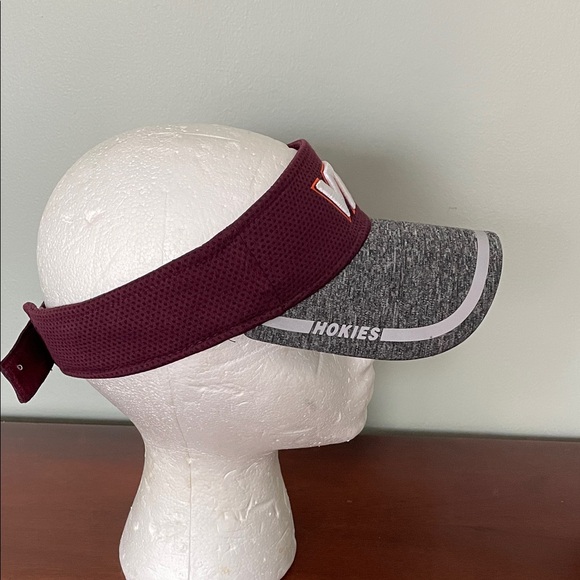 New Era Maroon and Gray Women's Visor - Picture 5 of 9